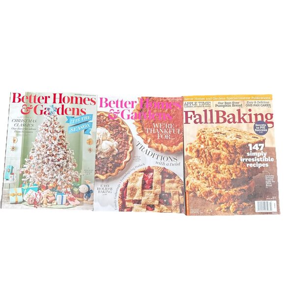 Better Homes and Gardens Magazine Mixed Lot of 20+ Special Interest Fall Baking - Picture 4 of 4
